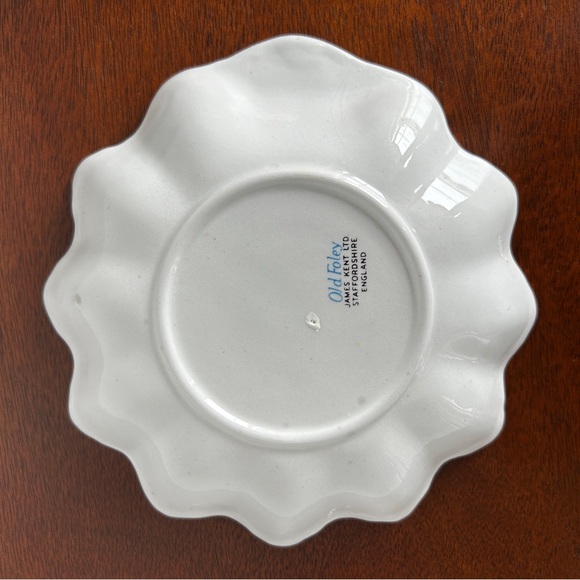 Two Vintage Old Foley James Kent Ltd. Shell/Clam Shaped Trinket Bon Bon Dishes - Picture 6 of 11